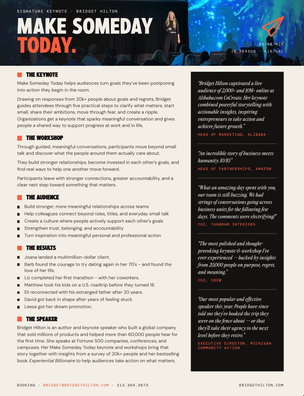 Make Someday Today one sheet preview