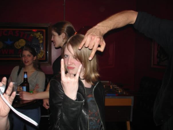 Young Bridget Hilton in the music years